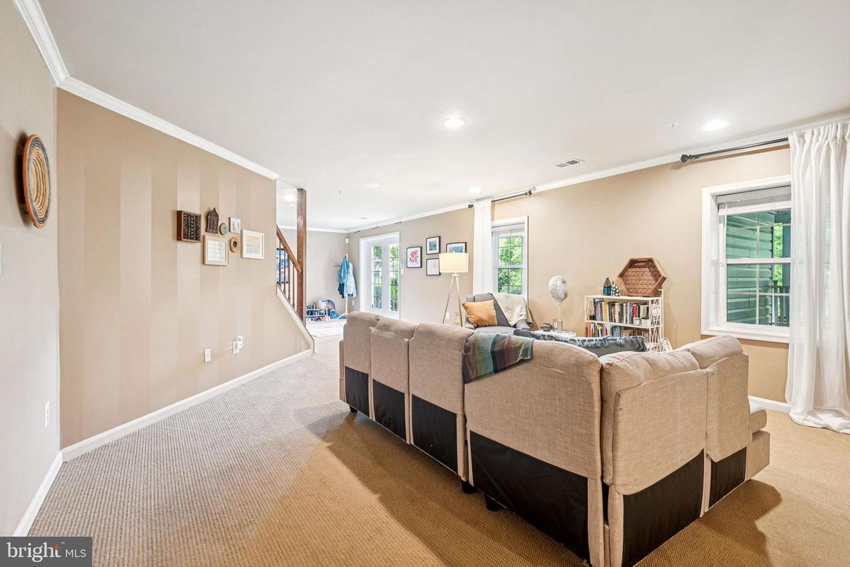 Interior, Living room, Recessed Lighting