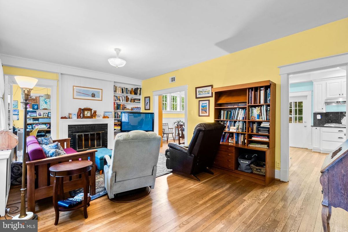 Fireplace, Interior, Wood Texture Flooring