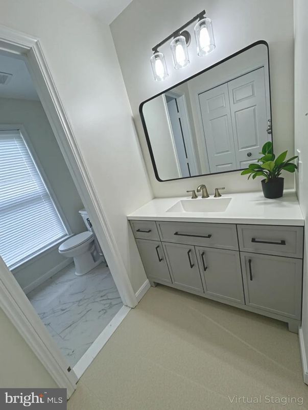 Bathroom, Dual Sink Vanities, Interior, Marble