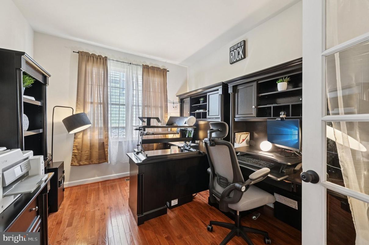 Home Office, Interior, Wood Texture Flooring