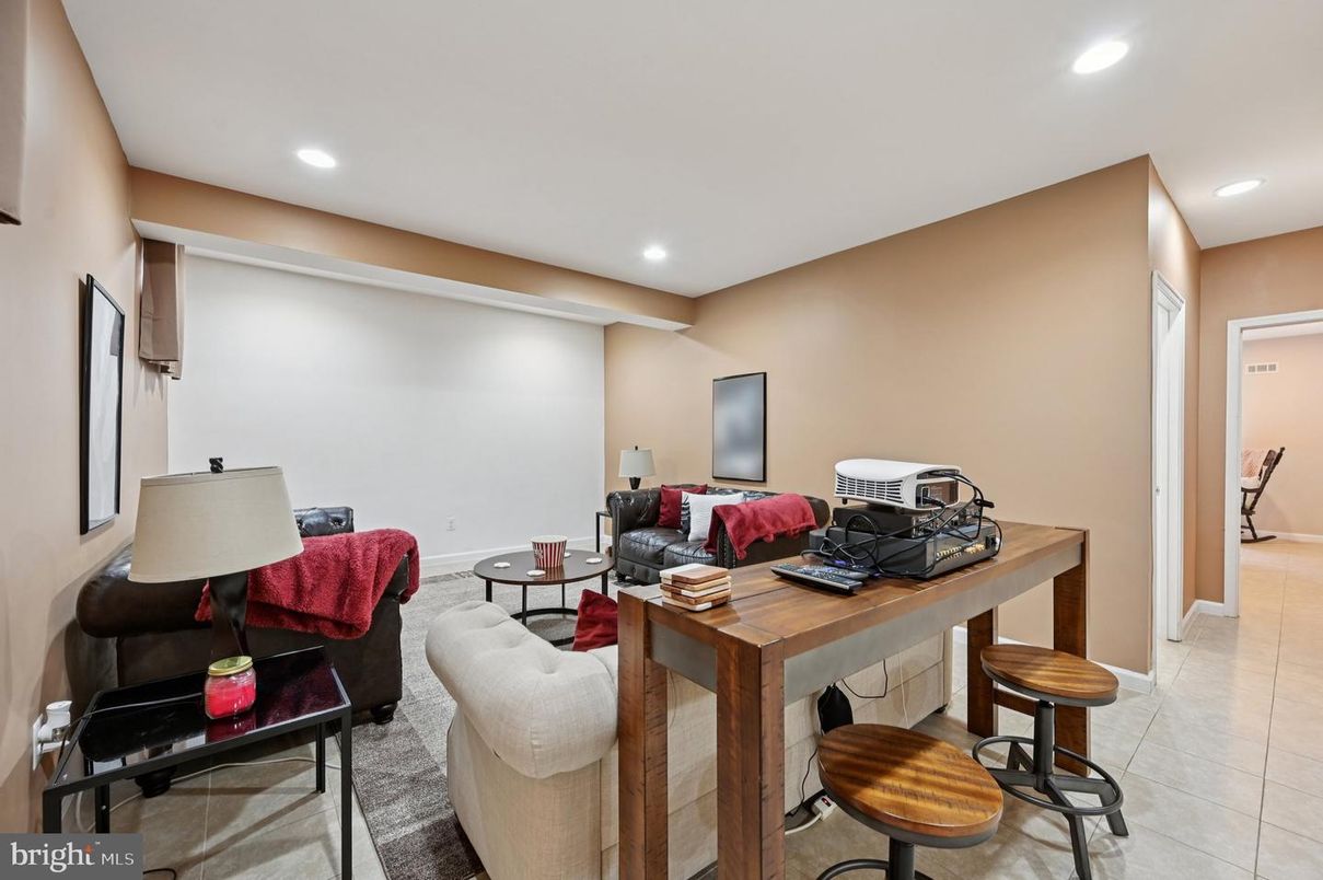 Interior, Living room, Recessed Lighting