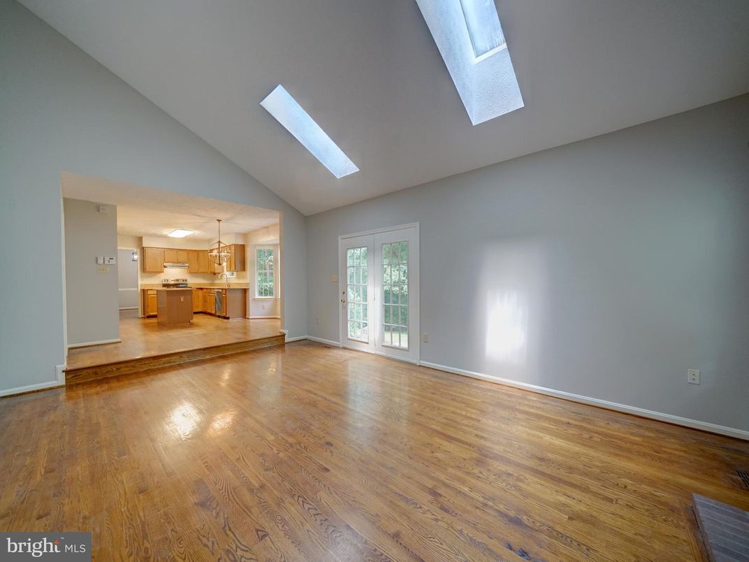 Empty room, Interior, Kitchen, Wood Texture Flooring
