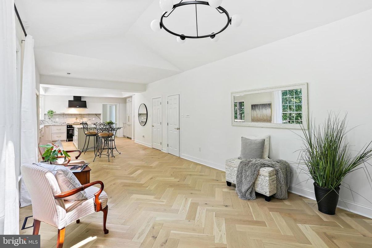 Interior, Kitchen, Wood Texture Flooring