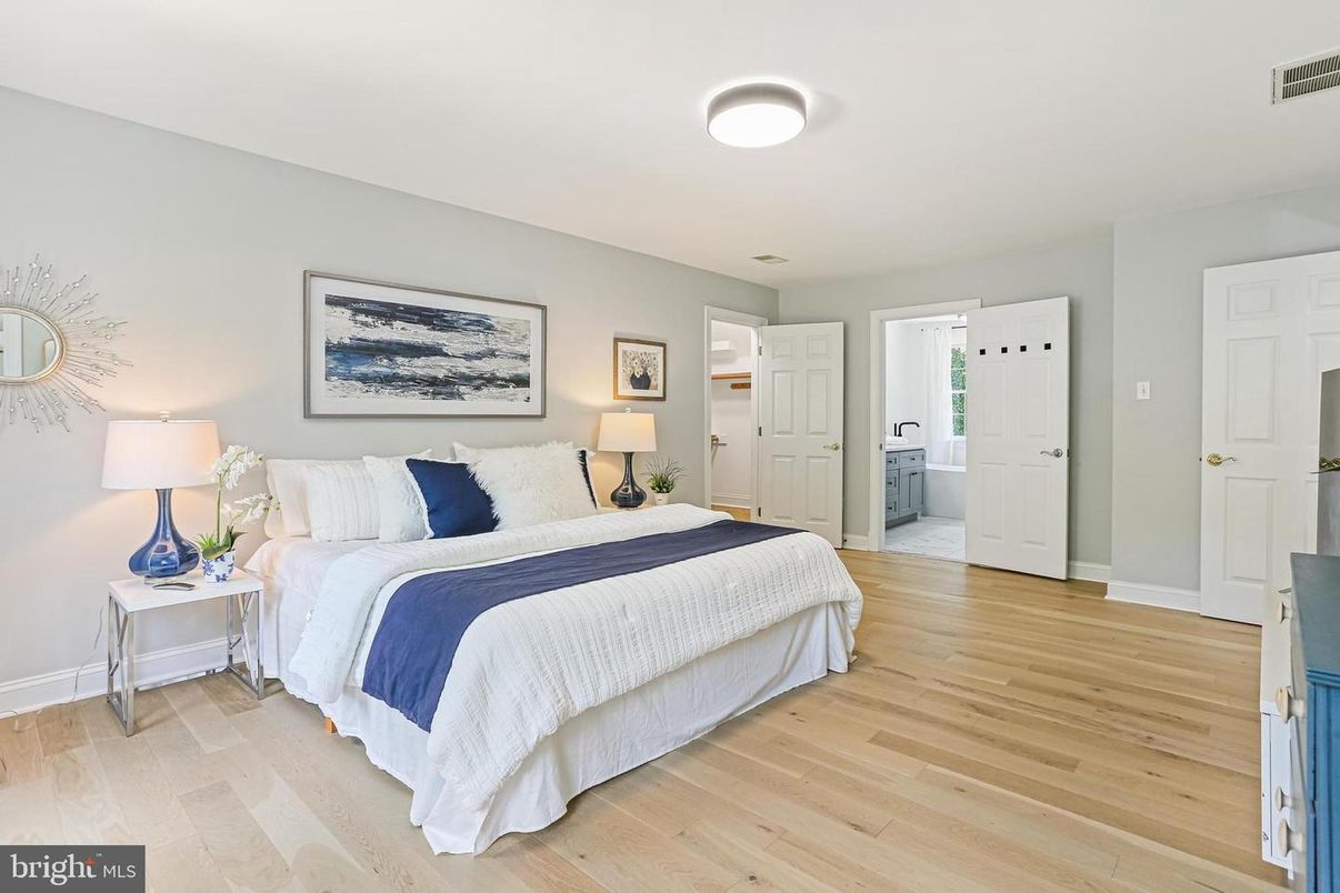 Bedroom, Interior, Wood Texture Flooring