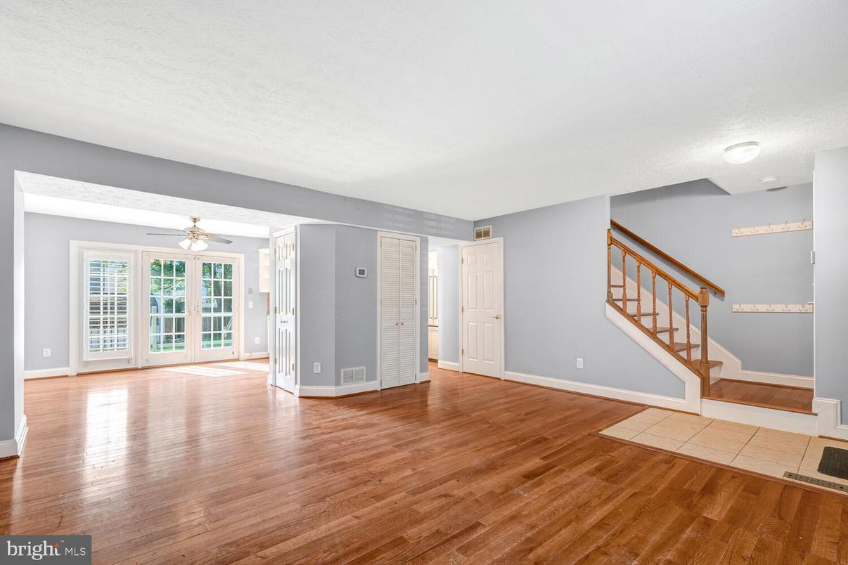 Empty room, Interior, Wood Texture Flooring