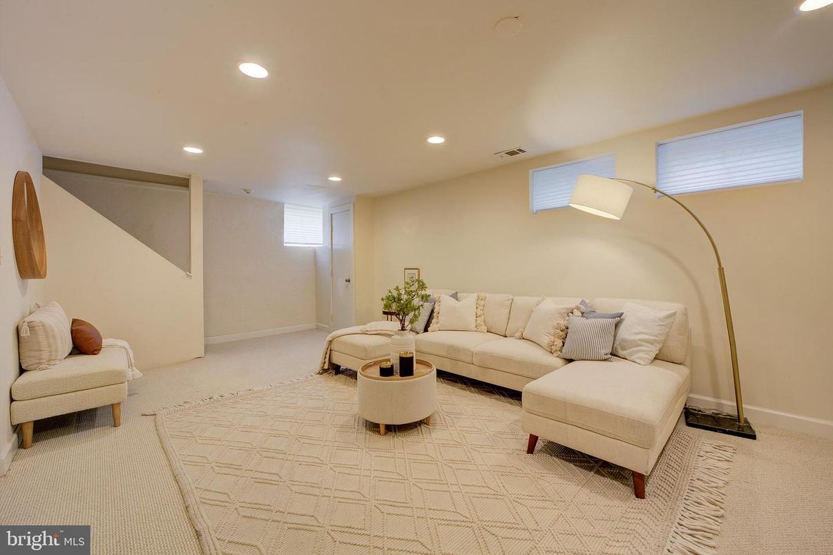 Interior, Living room, Recessed Lighting