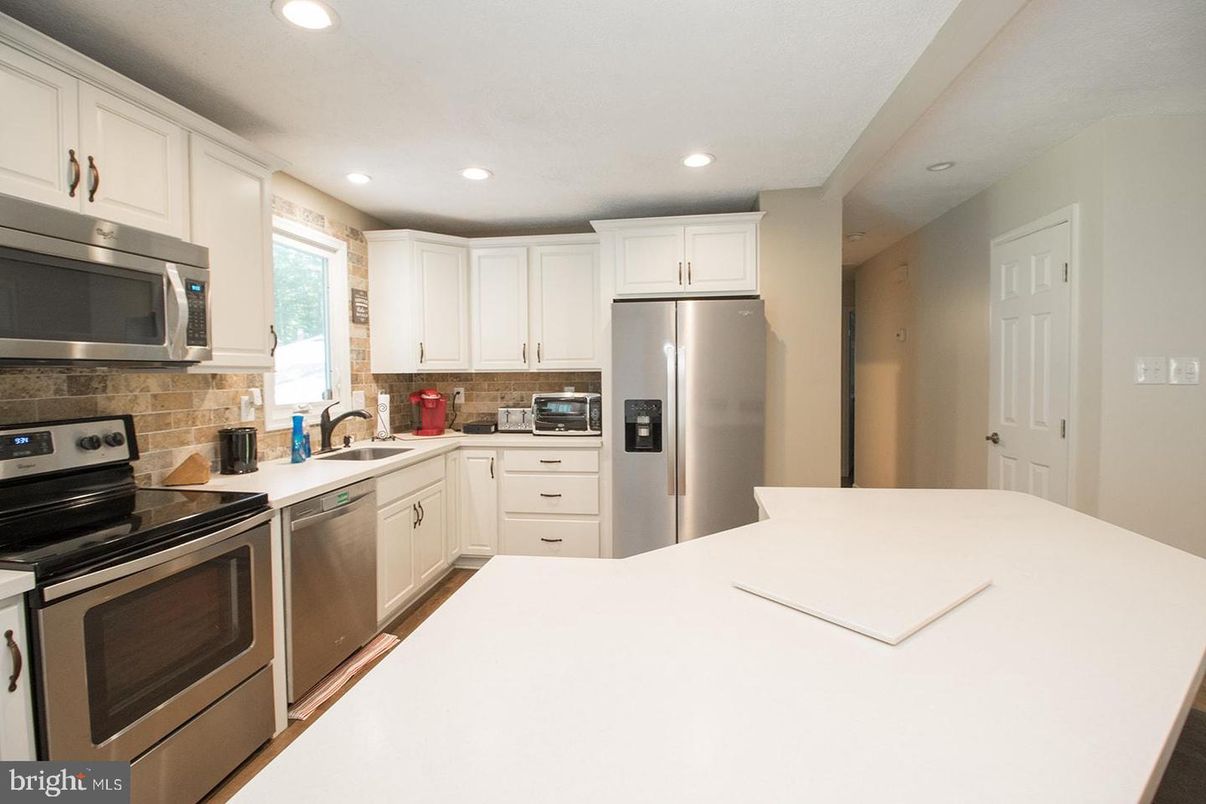 Interior, Kitchen, Recessed Lighting, Stainless Steel Appliances