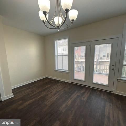 Chandelier, Empty room, Interior, Wood Texture Flooring