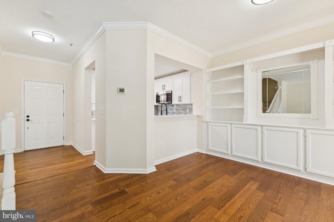 Empty room, Interior, Kitchen, Wood Texture Flooring
