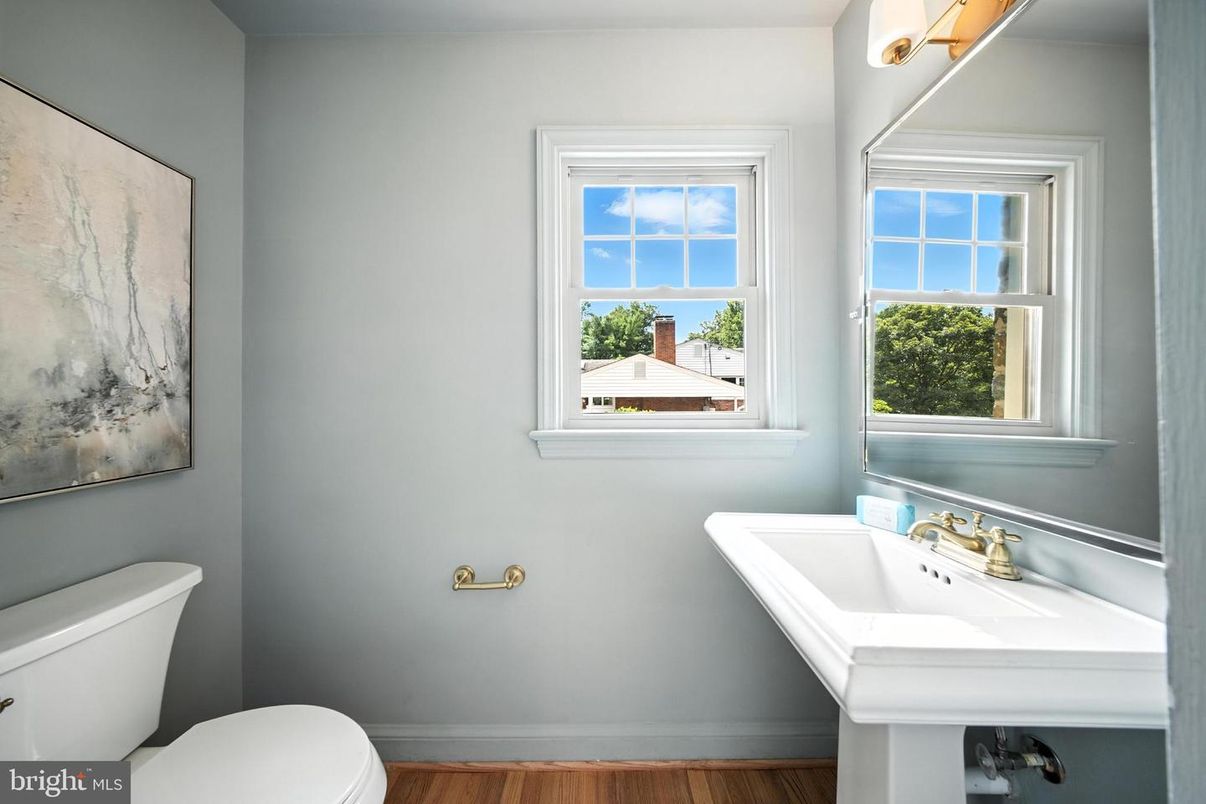 Bathroom, Interior, Wood Texture Flooring