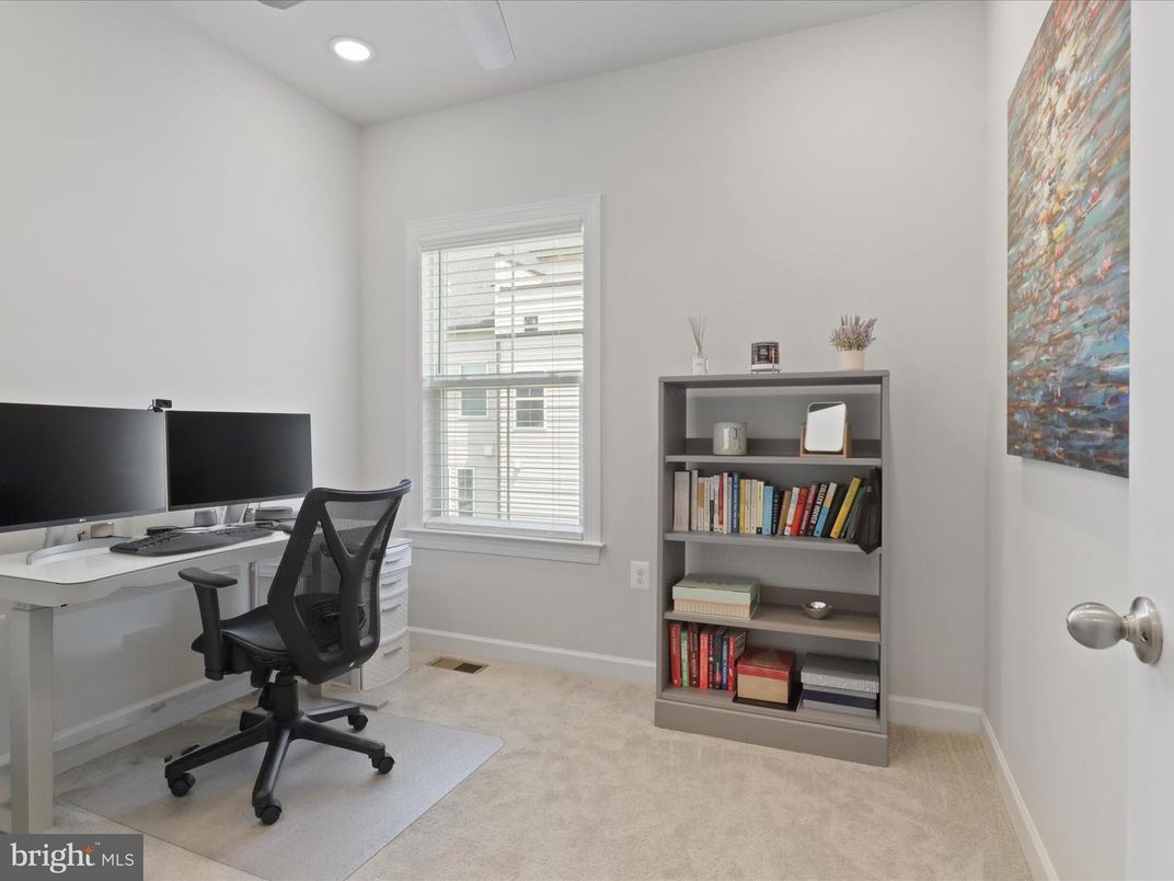 Home Office, Interior, Recessed Lighting