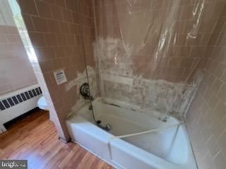 Bathroom, Interior, Wood Texture Flooring