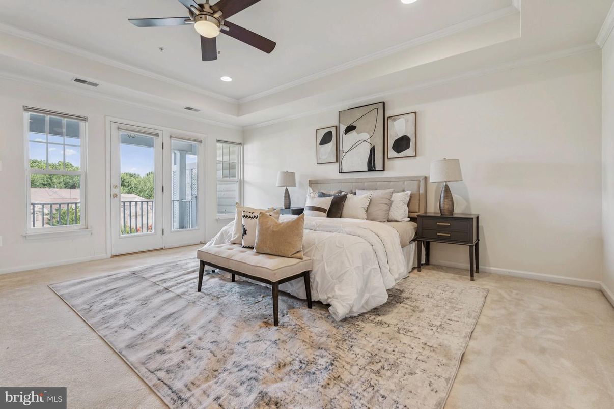 Bedroom, Interior, Recessed Lighting