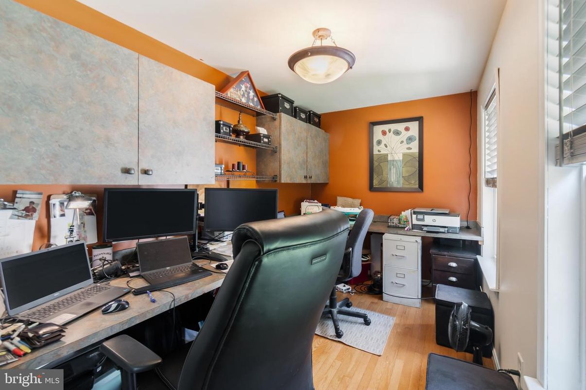 Home Office, Interior, Wood Texture Flooring