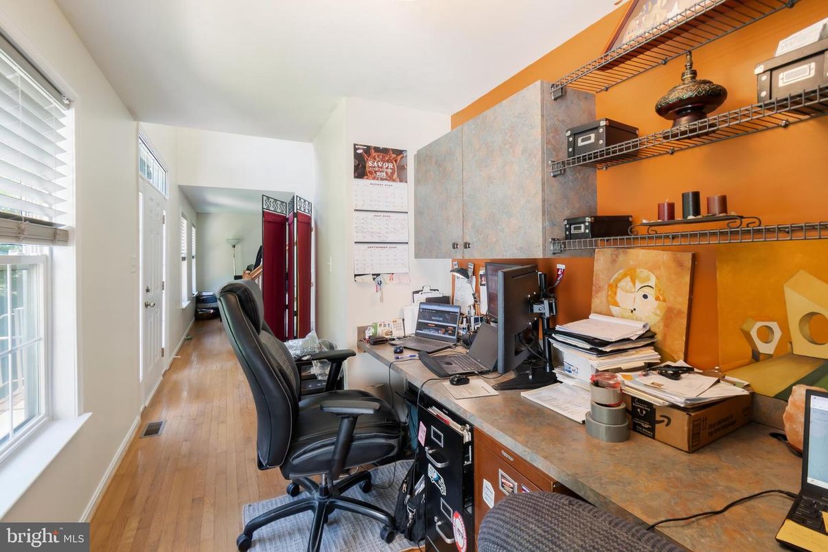 Home Office, Interior, Wood Texture Flooring