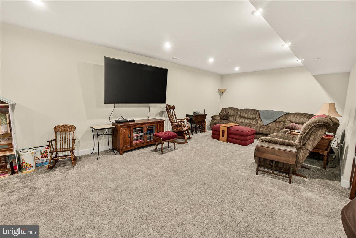Interior, Living room, Recessed Lighting
