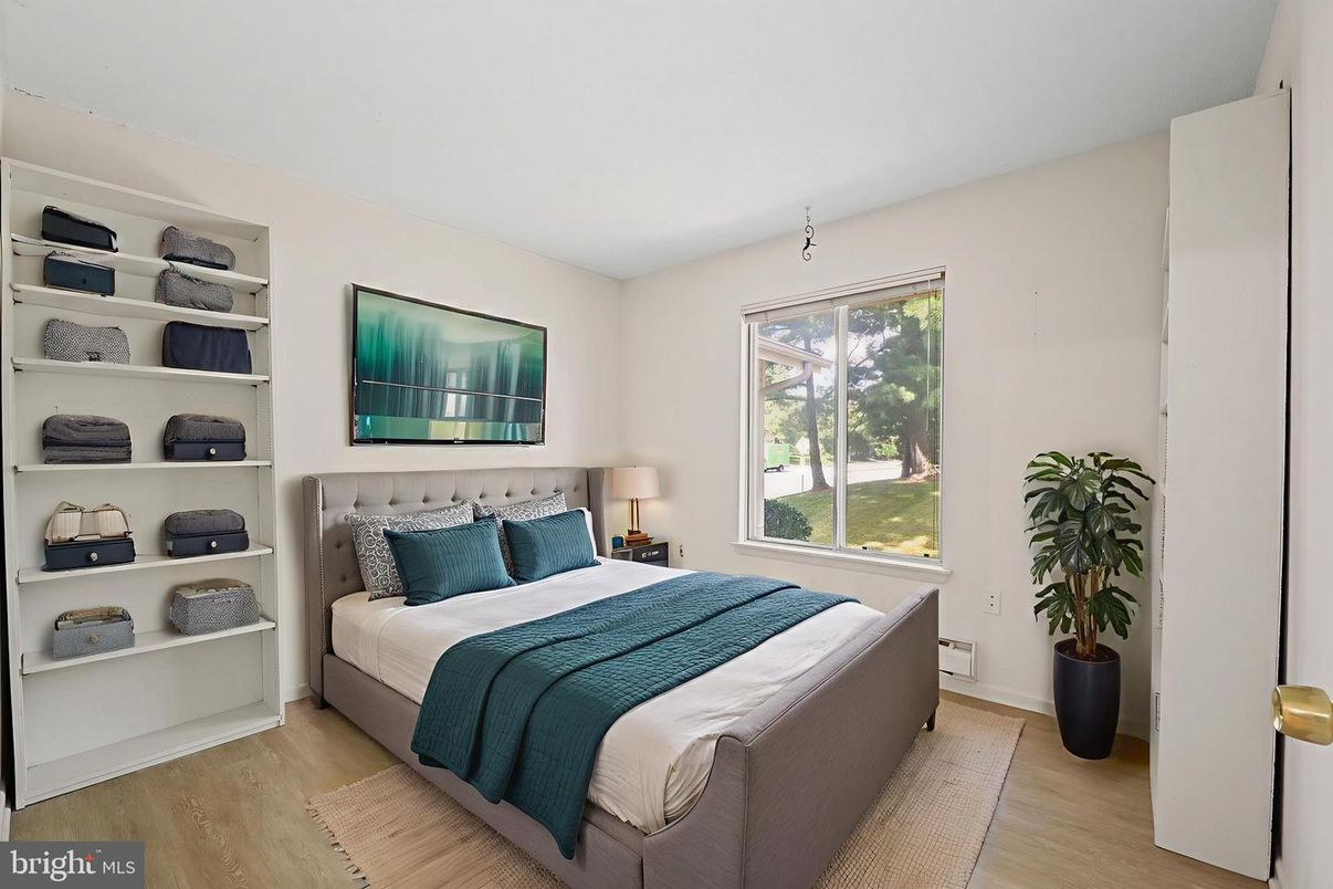 Bedroom, Interior, Wood Texture Flooring