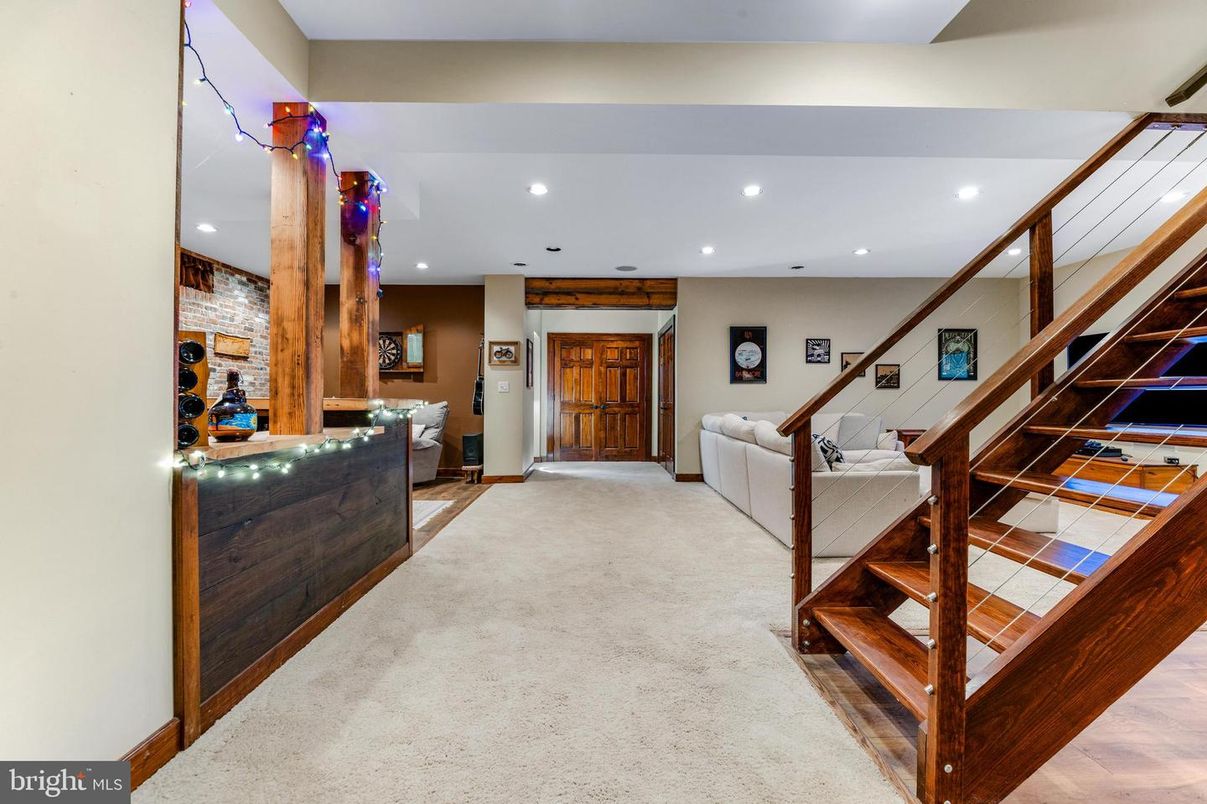 Interior, Living room, Recessed Lighting