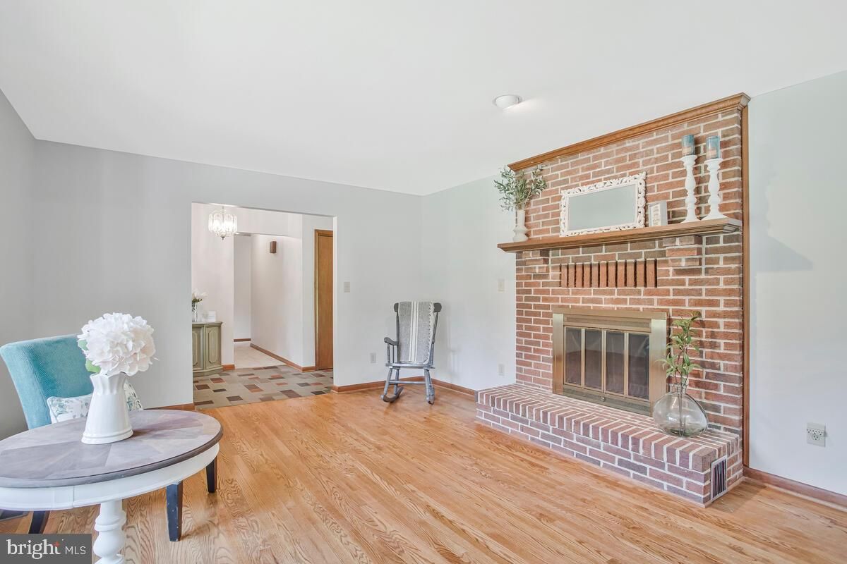 Fireplace, Interior, Pendant Lights, Stone Walls, Wood Texture Flooring