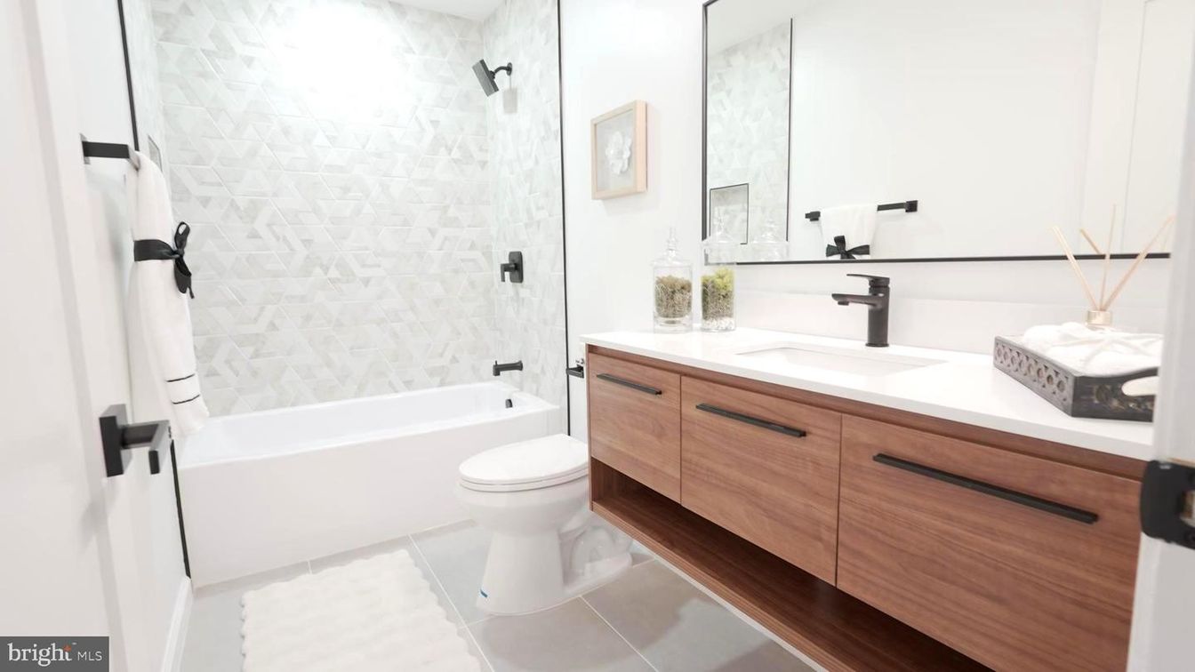 Bathroom, Dual Sink Vanities, Glass Shower, Interior