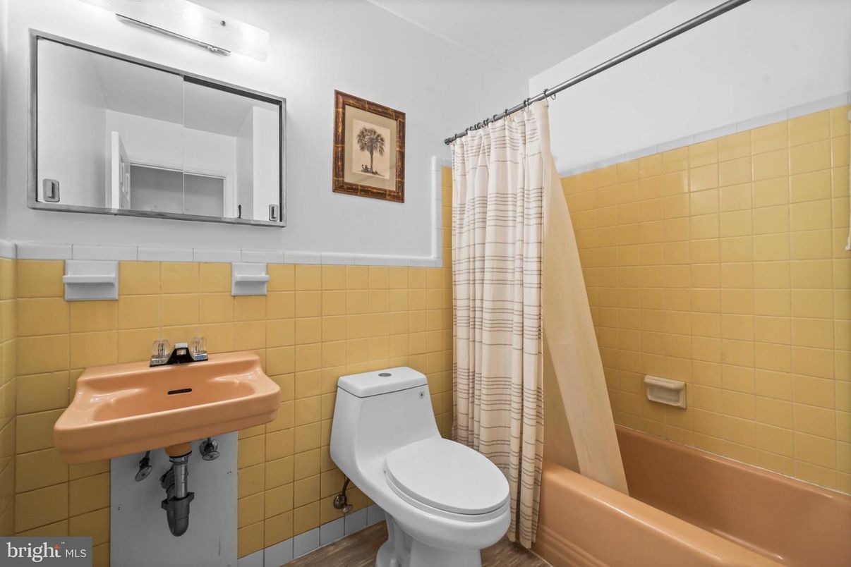 Bathroom, Interior, Wood Texture Flooring