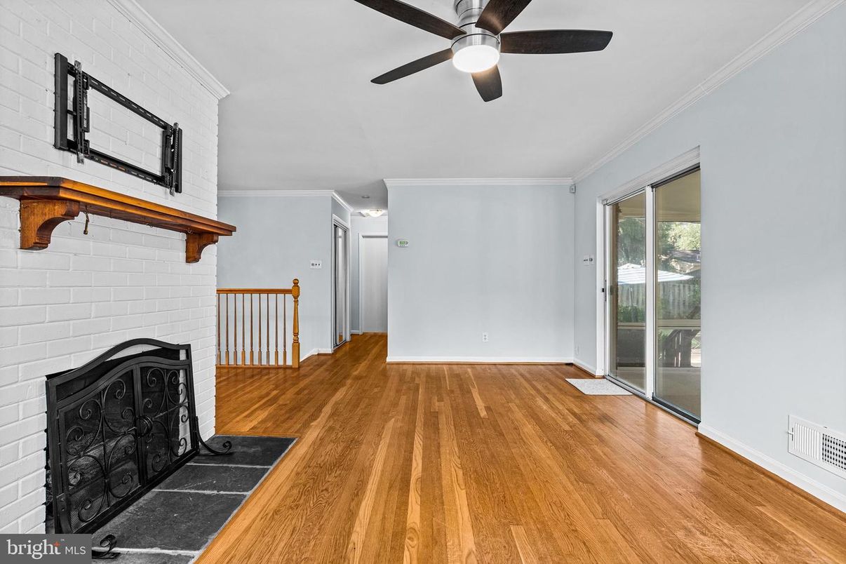Fireplace, Interior, Wood Texture Flooring