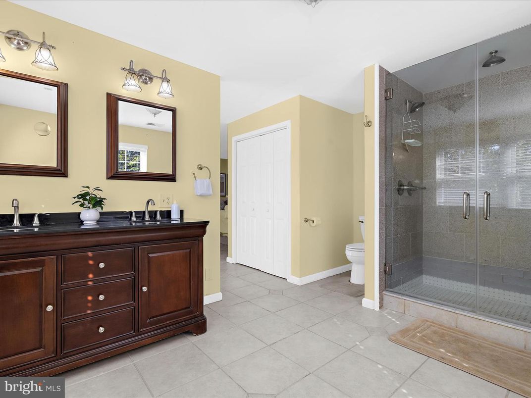 Bathroom, Dual Sink Vanities, Glass Shower, Interior