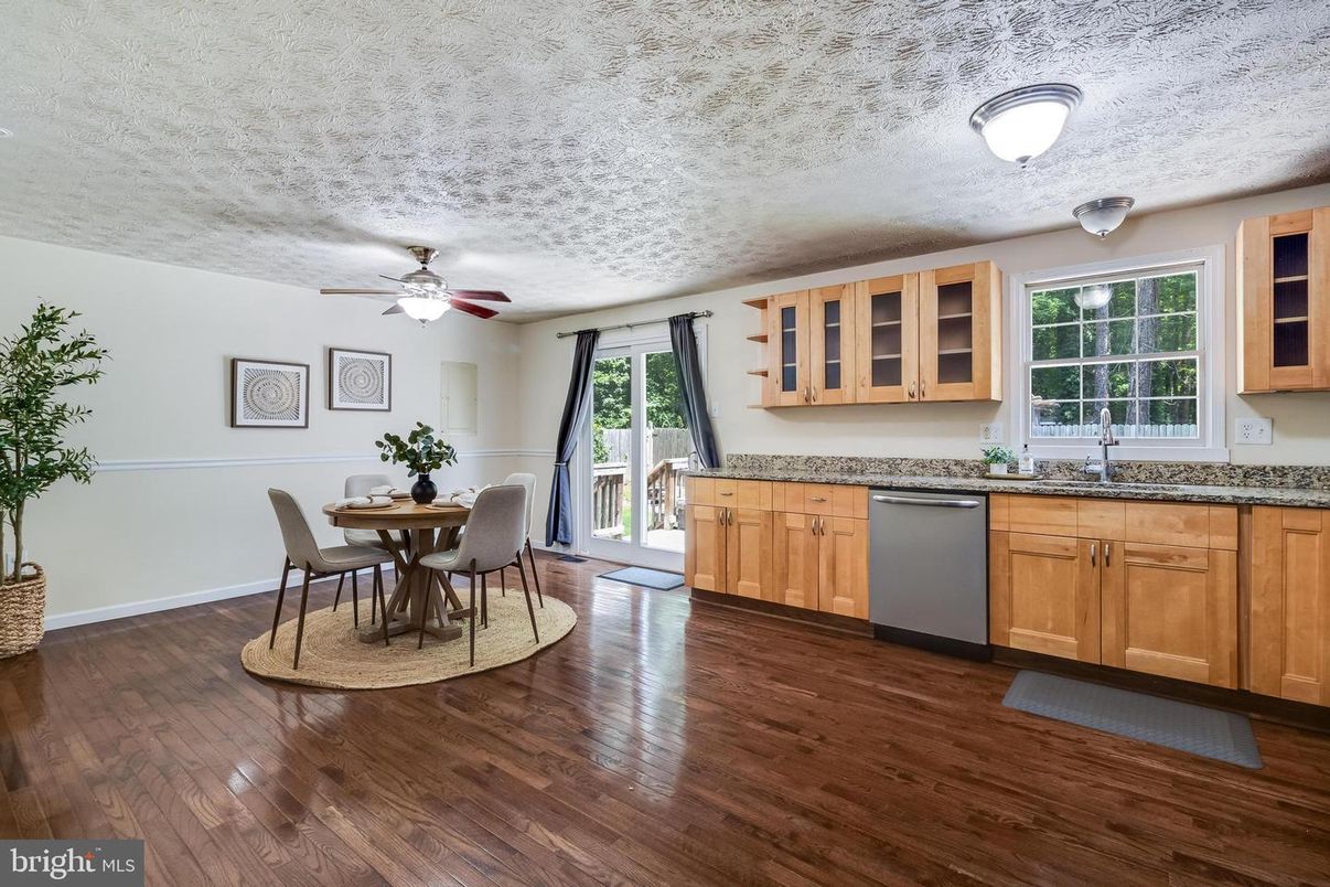 Dining room, Interior, Kitchen, Wood Texture Flooring