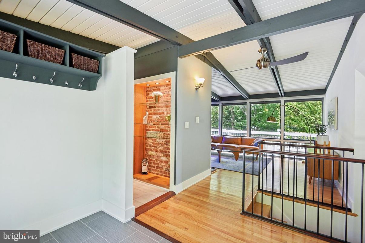 Interior, Wooden Beams, Wood Texture Flooring