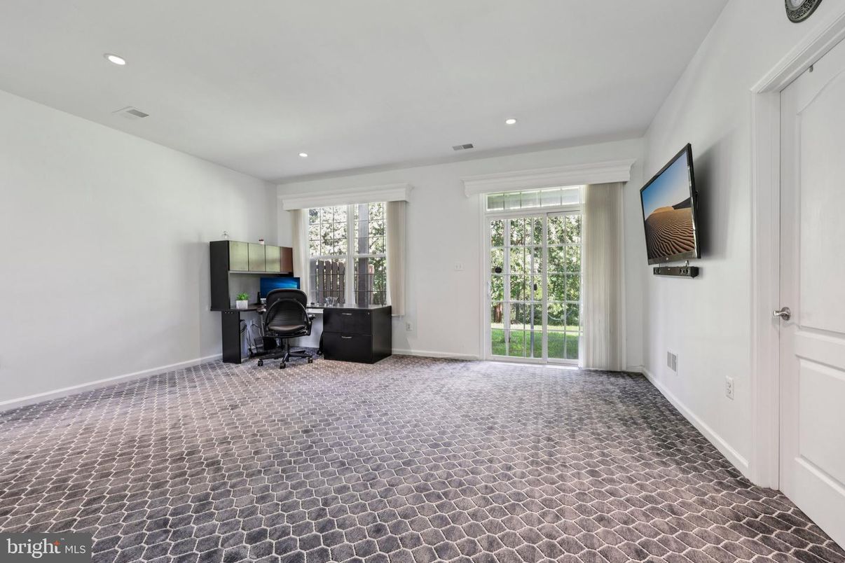 Home Office, Interior, Recessed Lighting