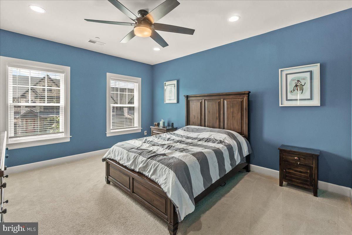 Bedroom, Interior, Recessed Lighting