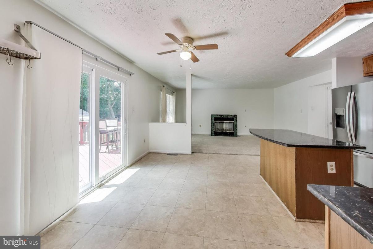 Empty room, Fireplace, Interior, Kitchen