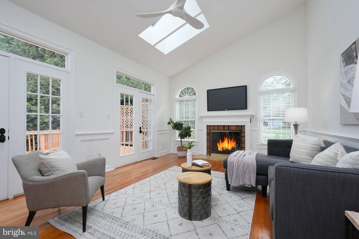 Fireplace, Interior, Living room, Wood Texture Flooring