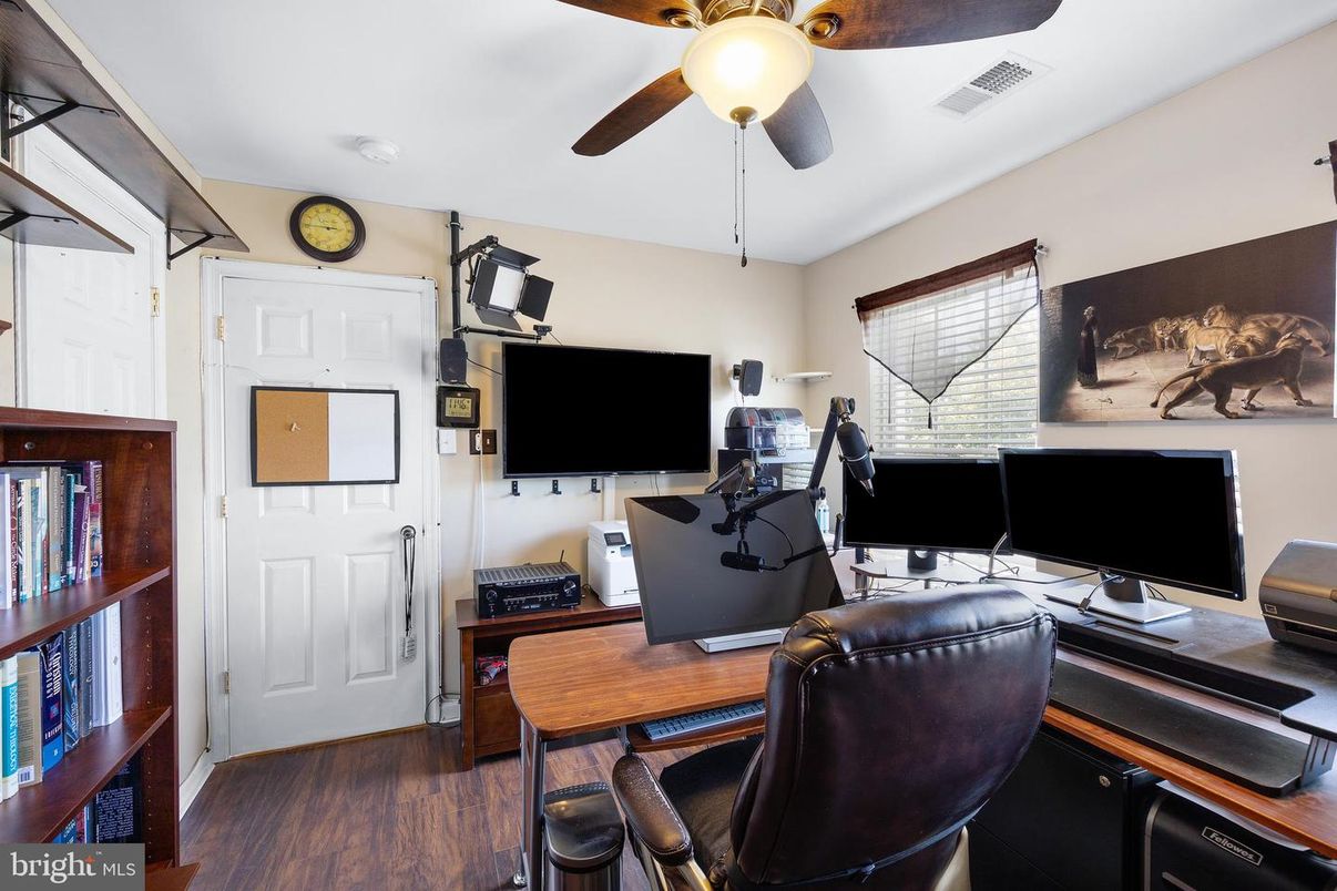 Home Office, Interior, Wood Texture Flooring