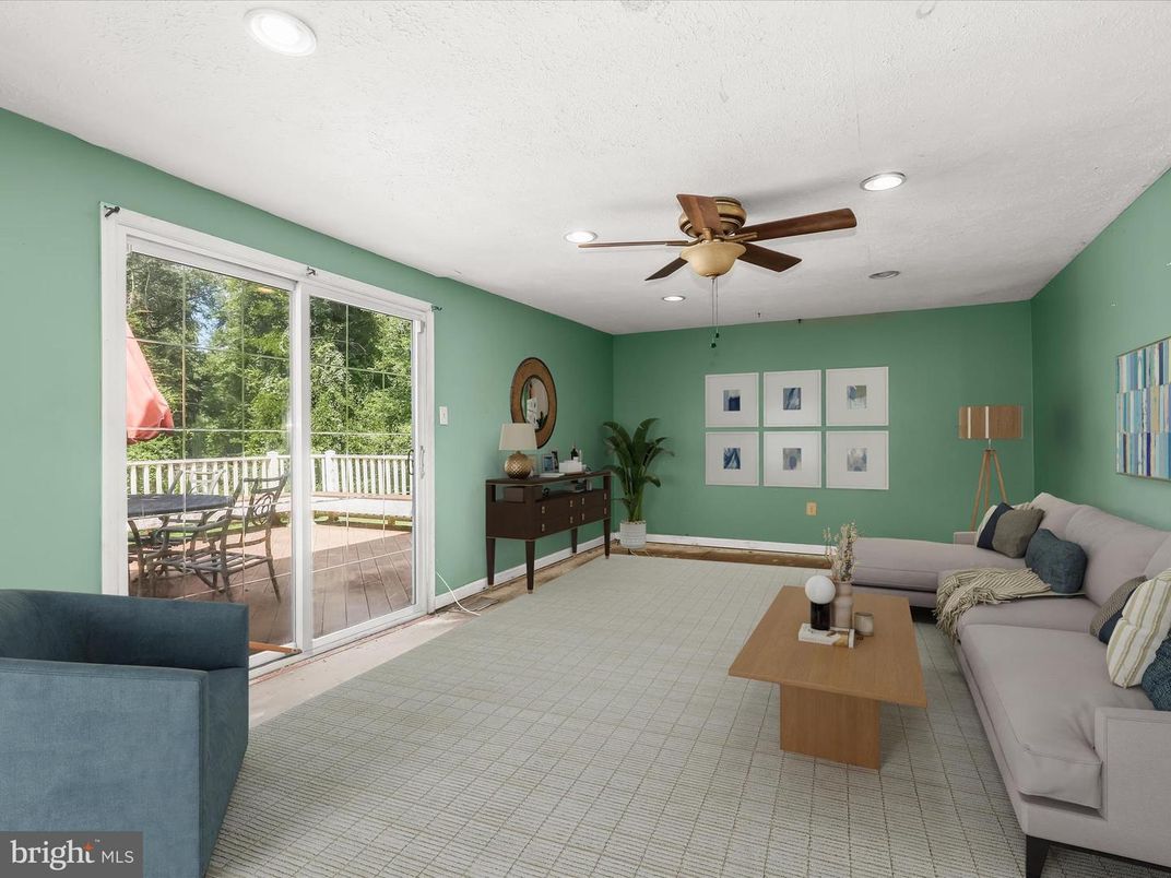 Interior, Living room, Recessed Lighting
