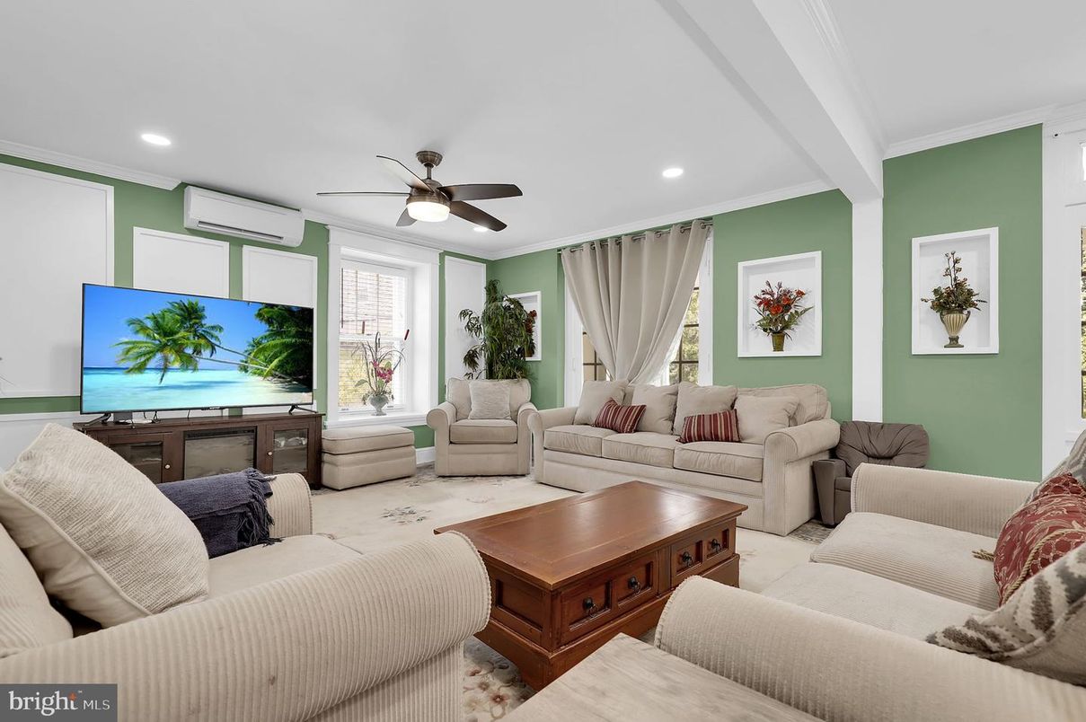 Interior, Living room, Recessed Lighting