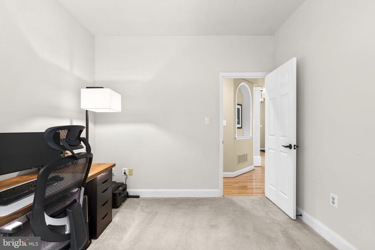 Home Office, Interior, Wood Texture Flooring