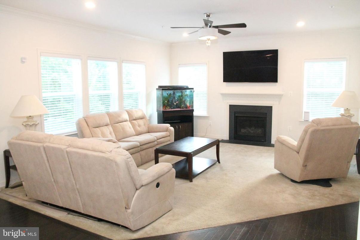 Fireplace, Interior, Living room, Recessed Lighting