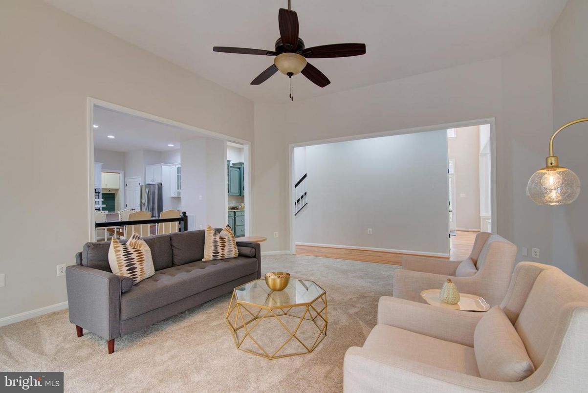 Interior, Kitchen, Living room, Recessed Lighting