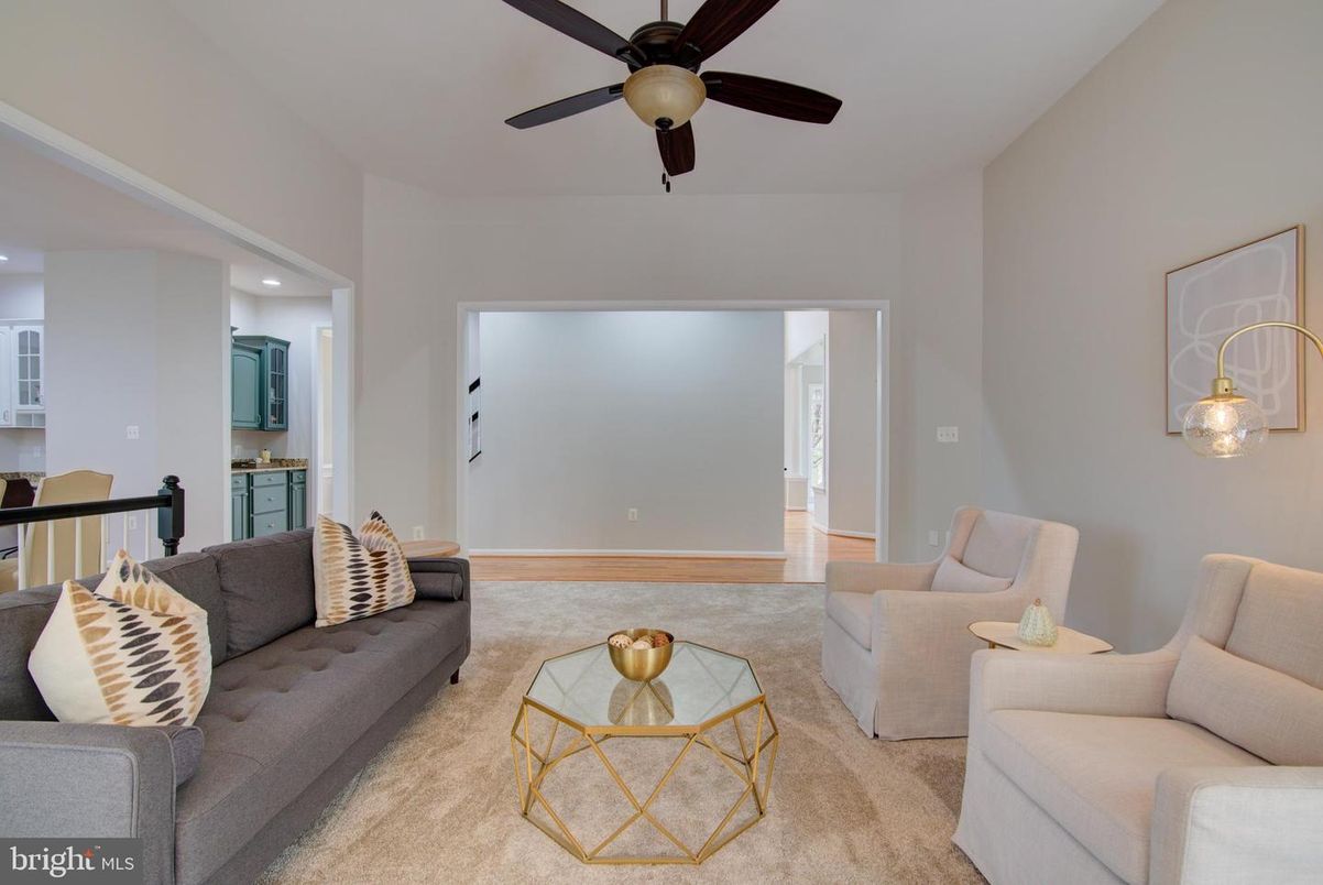Interior, Living room, Recessed Lighting