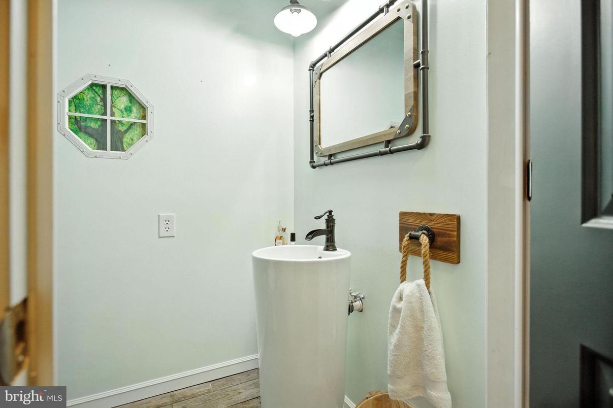 Bathroom, Interior, Wood Texture Flooring