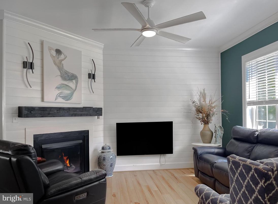 Fireplace, Interior, Wood Texture Flooring