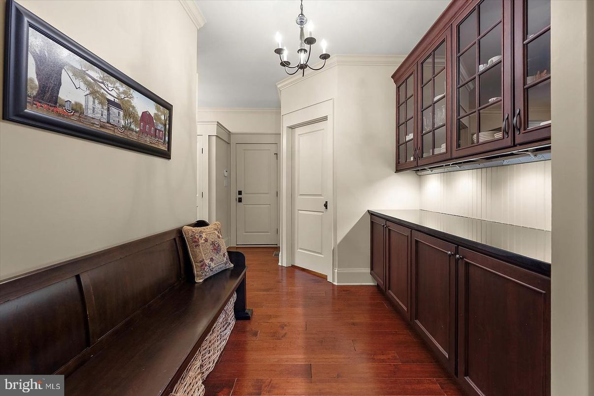 Chandelier, Interior, Wood Texture Flooring