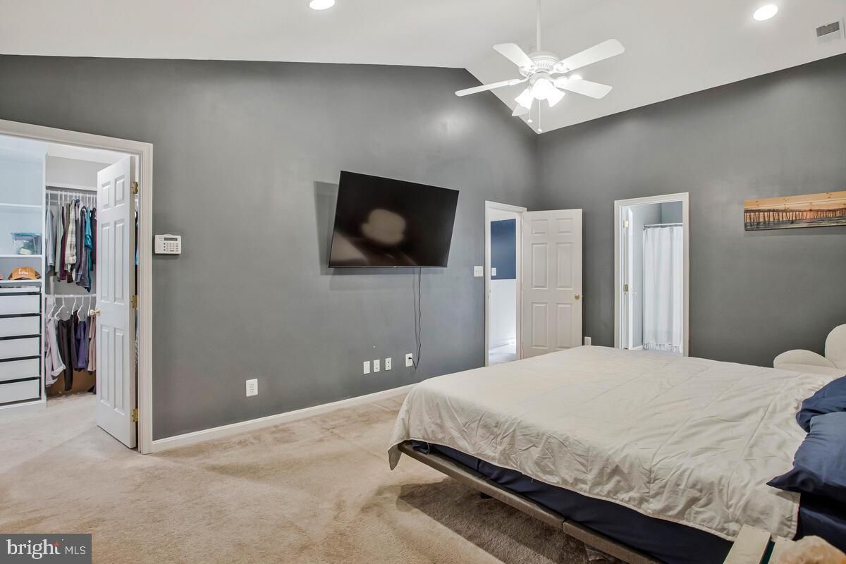 Bedroom, Interior, Recessed Lighting