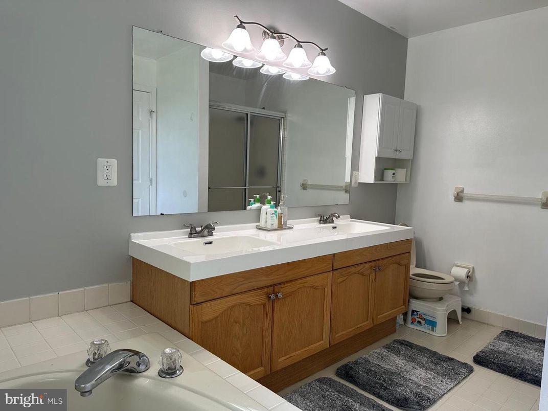 Bathroom, Dual Sink Vanities, Interior, Tile Countertops