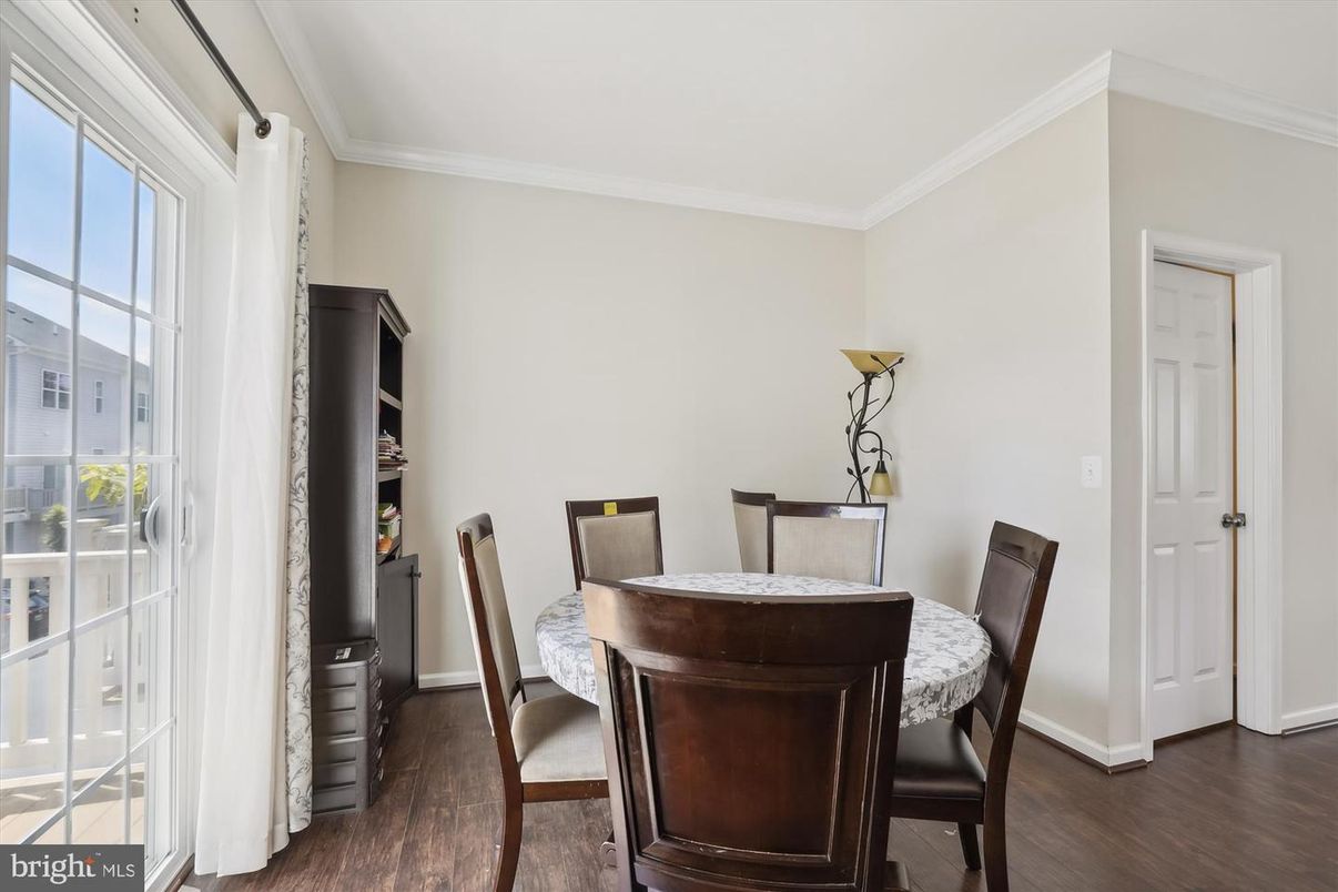 Dining room, Interior, Wood Texture Flooring