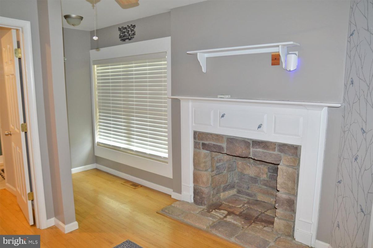 Fireplace, Interior, Wood Texture Flooring