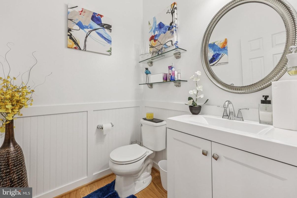 Bathroom, Interior, Wood Texture Flooring