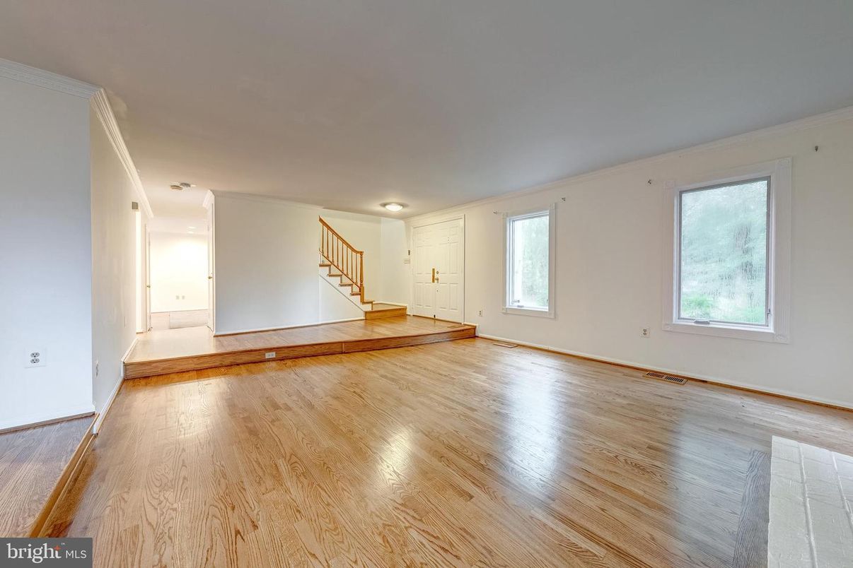 Empty room, Interior, Wood Texture Flooring