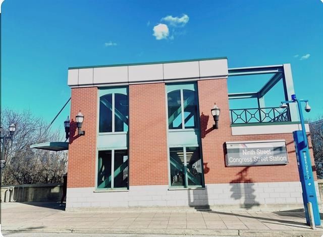 Exterior, Facade, Brick Facade, Modern